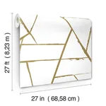 Carol Benson-Cobb Intersect - Gold Metallic Wallpaper | Buy Online Carol Benson-Cobb Intersect wallpaper, color Gold Metallic, SKU CC1294