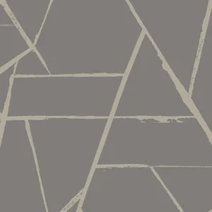Carol Benson-Cobb Intersect wallpaper, color Grey Metallic, SKU CC1292