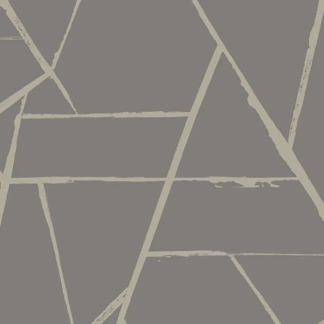 Carol Benson-Cobb Intersect wallpaper, color Grey Metallic, SKU CC1292