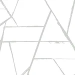 Carol Benson-Cobb Intersect wallpaper, color Silver Metallic, SKU CC1296