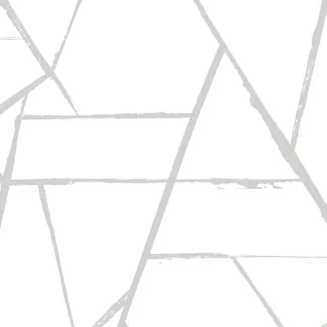 Carol Benson-Cobb Intersect wallpaper, color Silver Metallic, SKU CC1296
