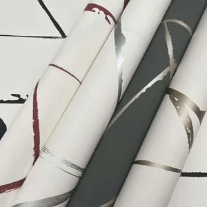 Carol Benson-Cobb Intersect wallpaper, color Silver Metallic, SKU CC1296