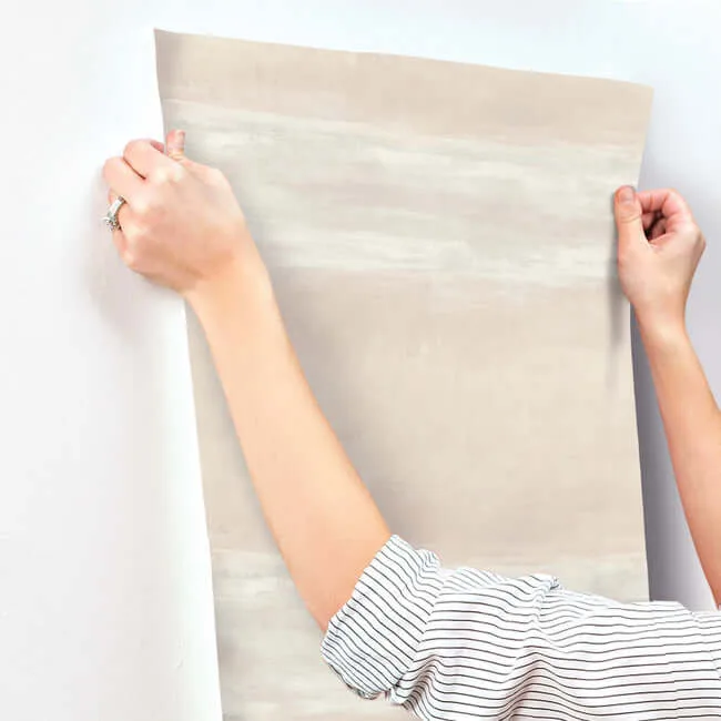 Carol Benson-Cobb Serene Reflection wallpaper, color Desert, SKU CC1252