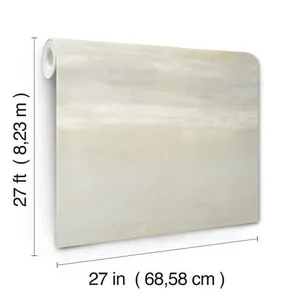 Carol Benson-Cobb Serene Reflection wallpaper, color Fog, SKU CC1253