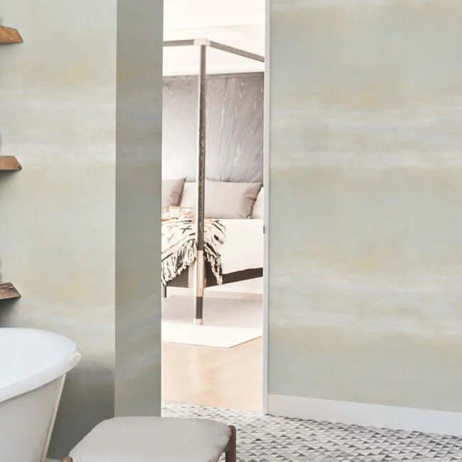 Carol Benson-Cobb Serene Reflection - Fog Wallpaper | Buy Online Carol Benson-Cobb Serene Reflection wallpaper, color Fog, SKU CC1253