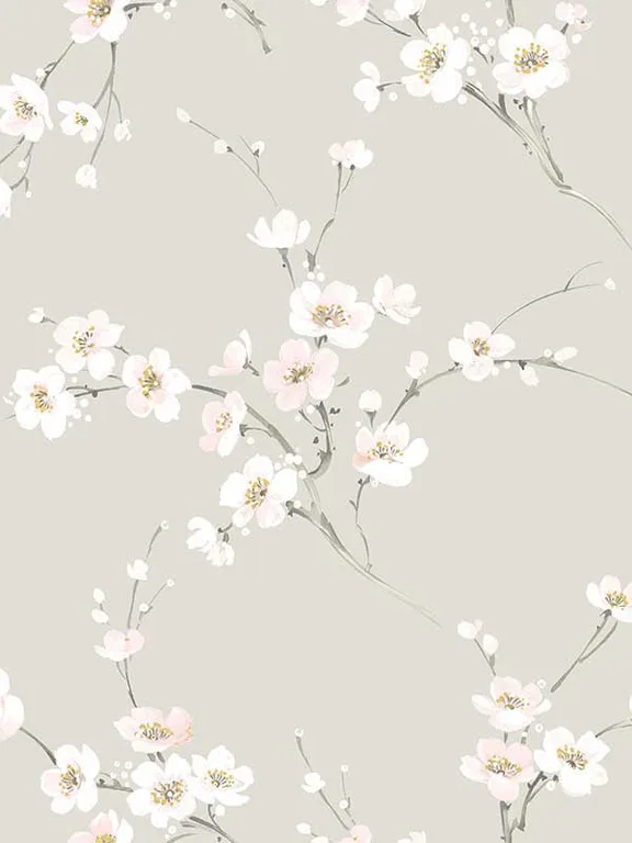 Casa Mia RM22008 Cherry Blossoms Peel and Stick Wallpaper swatch