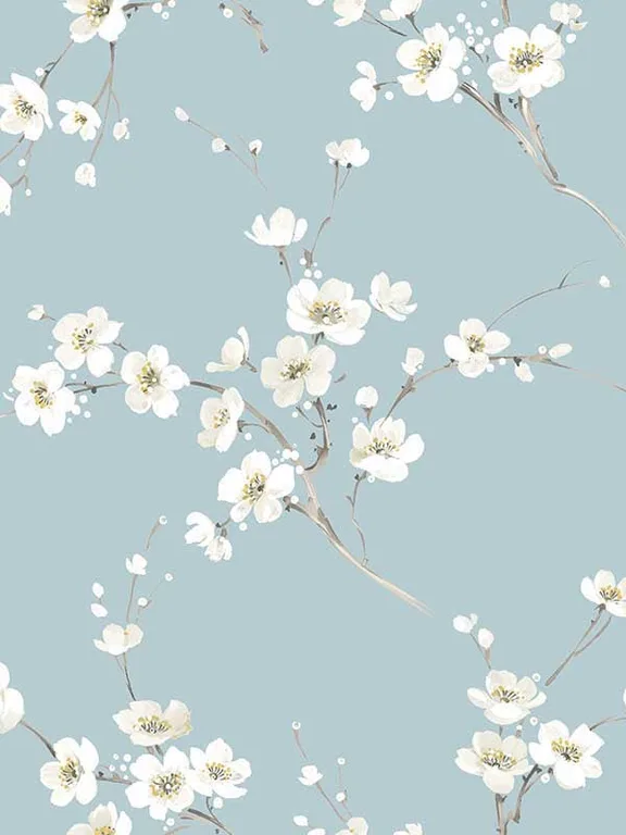 Casa Mia RM22011 Cherry Blossoms Peel and Stick Wallpaper swatch