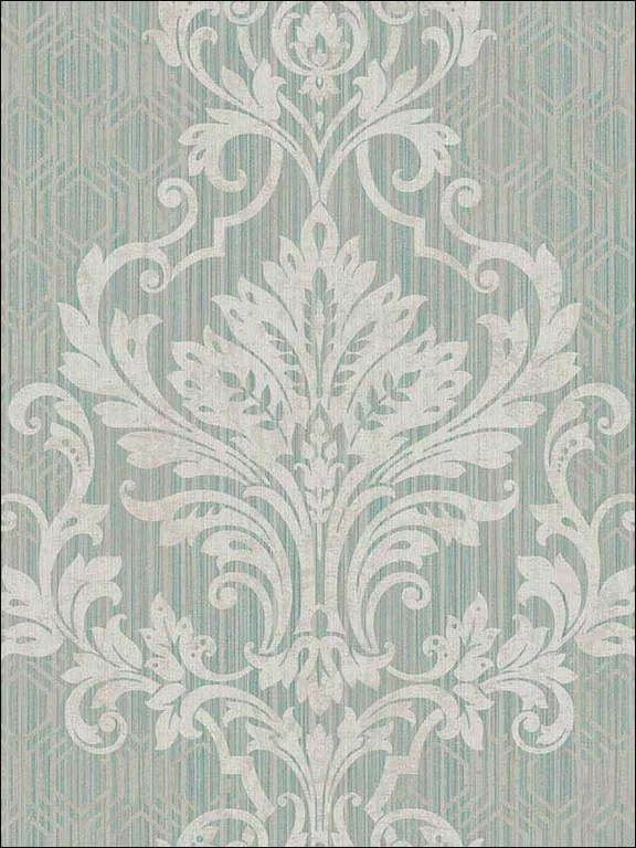 Casa Mia RM30504 Geometrical Damask Wallpaper swatch
