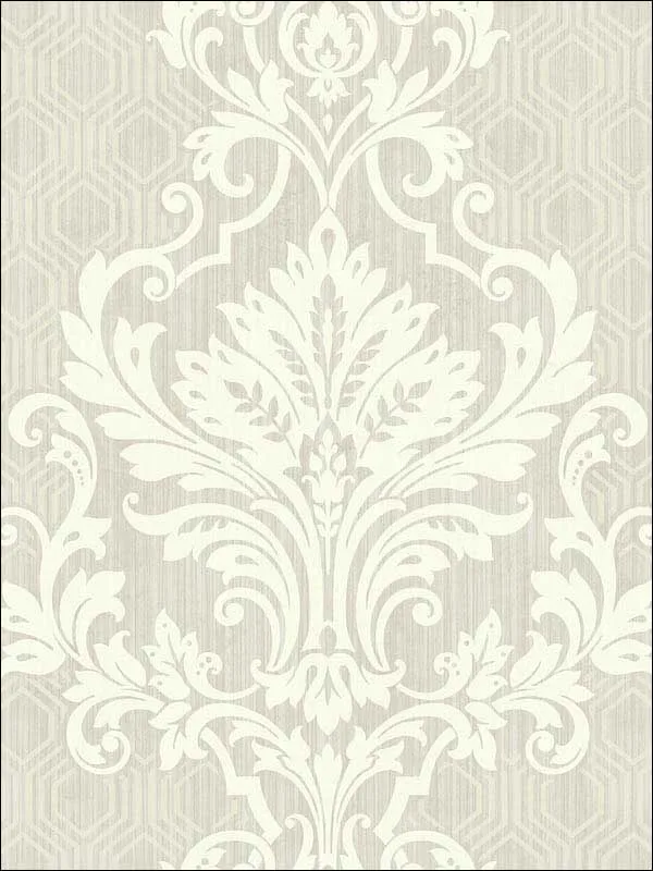 Casa Mia RM30508 Geometrical Damask Wallpaper swatch