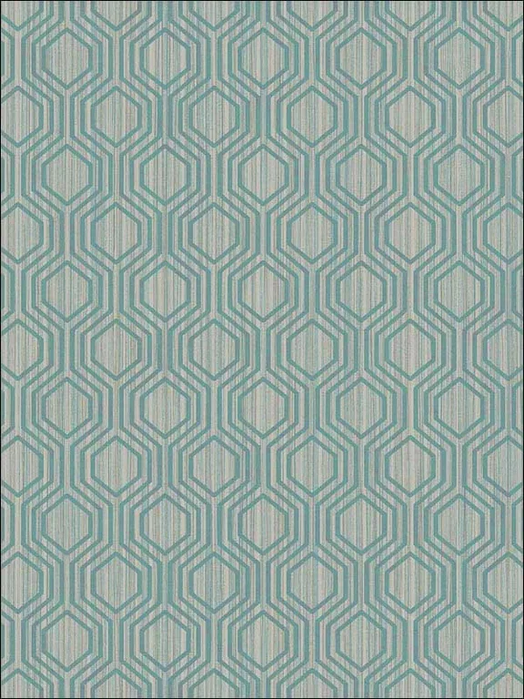 Casa Mia RM30604 Geometric Hexagon Wallpaper swatch