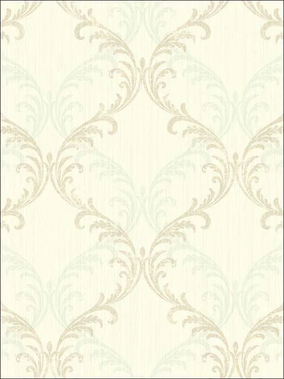 Casa Mia RM30705 Double Scroll Wallpaper swatch