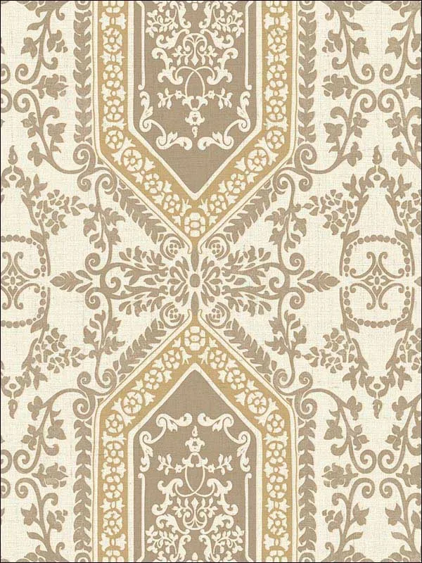 Casa Mia RM30901 Neoclassic Scroll Wallpaper swatch