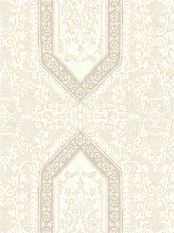 Casa Mia RM30905 Neoclassic Scroll Wallpaper swatch