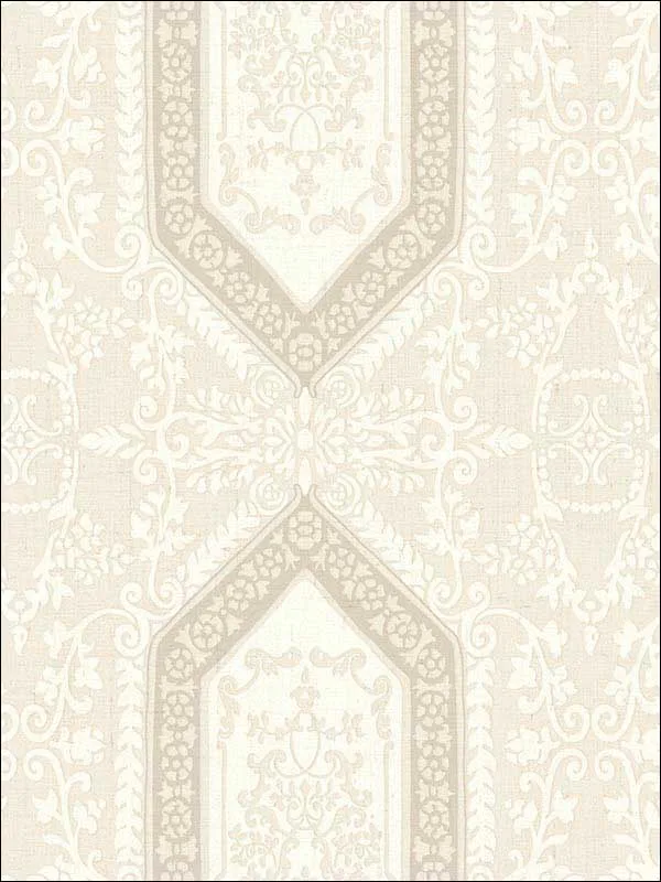 Casa Mia RM30905 Neoclassic Scroll Wallpaper swatch