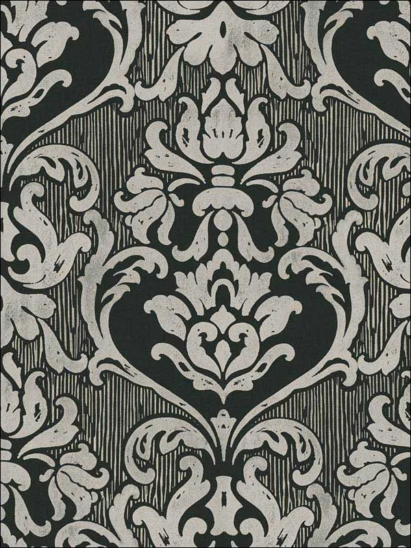 Casa Mia RM31200 Antique Damask Wallpaper swatch