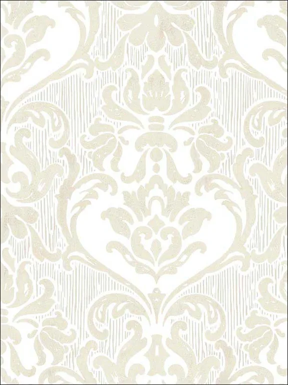 Casa Mia RM31210 Antique Damask Wallpaper swatch