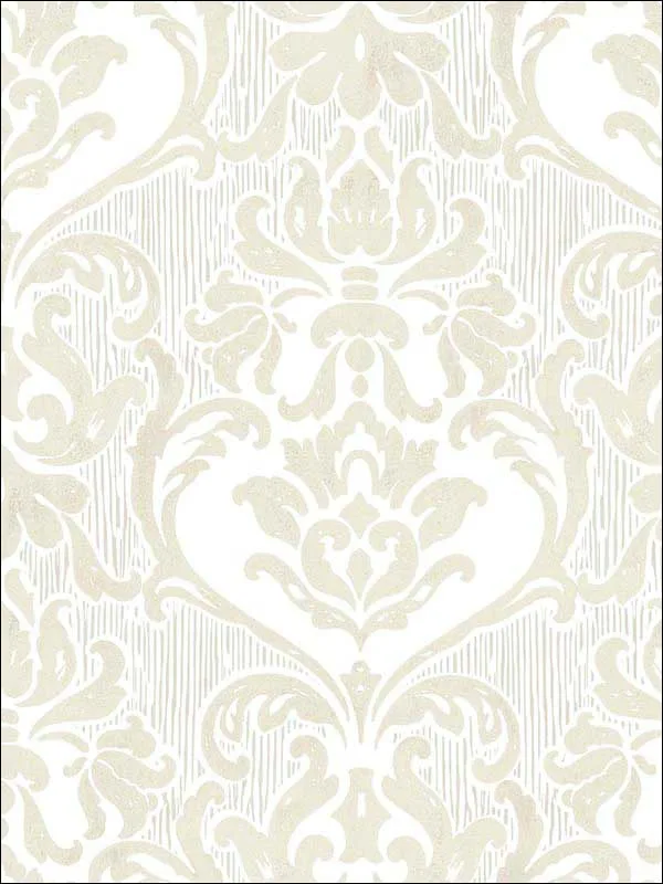 Casa Mia RM31210 Antique Damask Wallpaper swatch