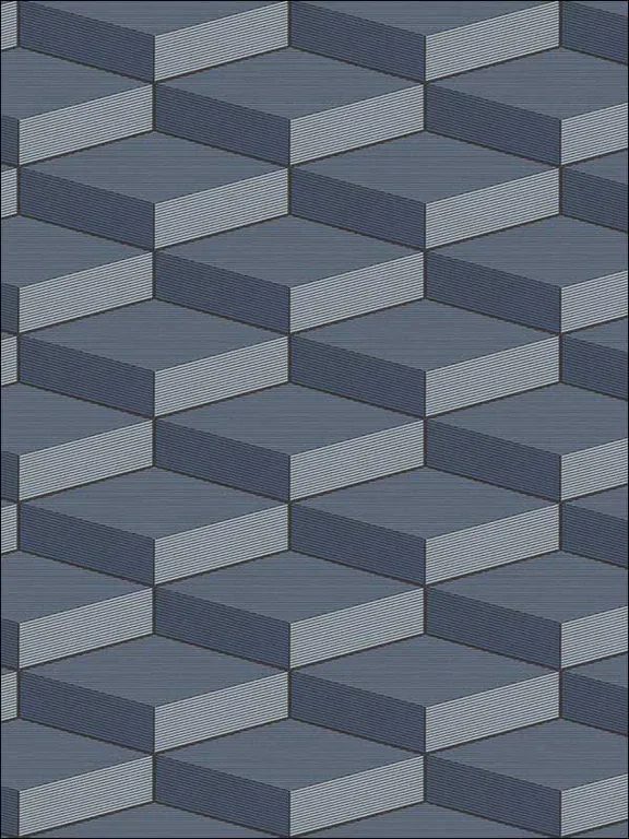 Casa Mia RM40602 3D Geometric Cube Wallpaper swatch