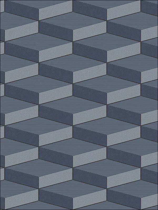 Casa Mia RM40602 3D Geometric Cube Wallpaper swatch