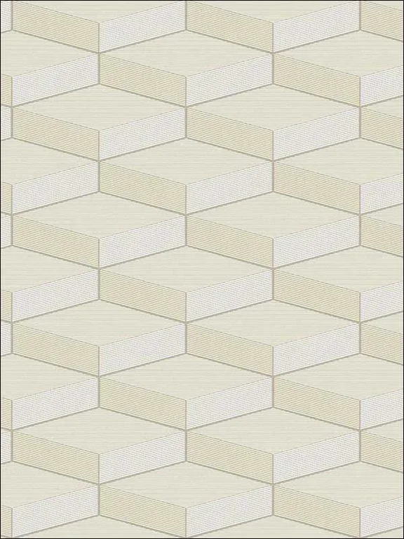 Casa Mia RM40605 3D Geometric Cube Wallpaper swatch