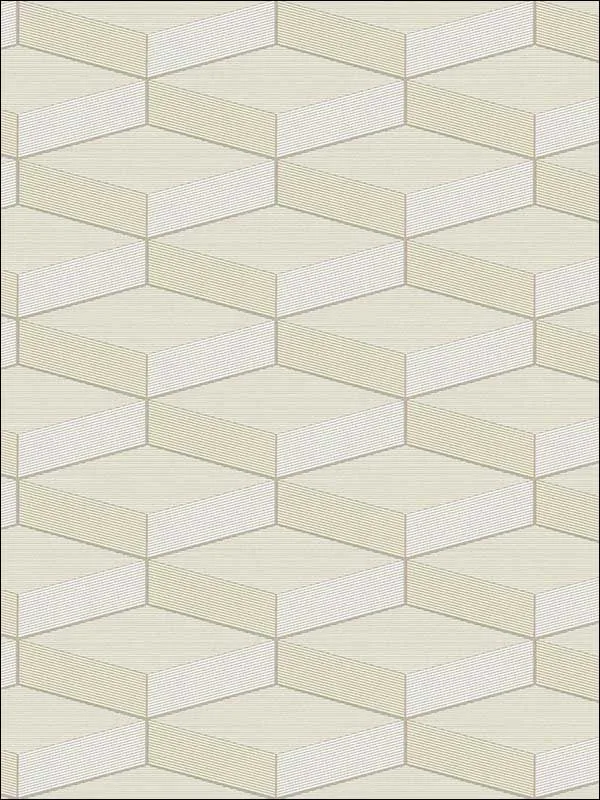 Casa Mia RM40605 3D Geometric Cube Wallpaper swatch