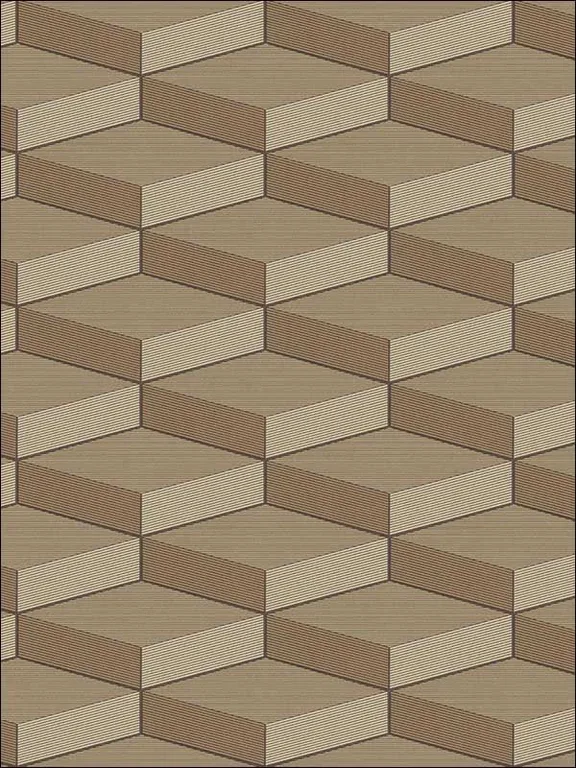 Casa Mia RM40606 3D Geometric Cube Wallpaper swatch