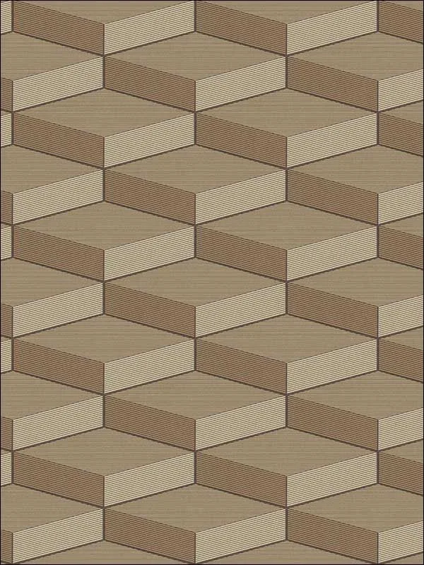 Casa Mia RM40606 3D Geometric Cube Wallpaper swatch