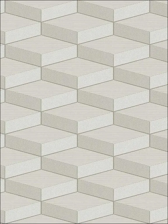Casa Mia RM40610 3D Geometric Cube Wallpaper swatch