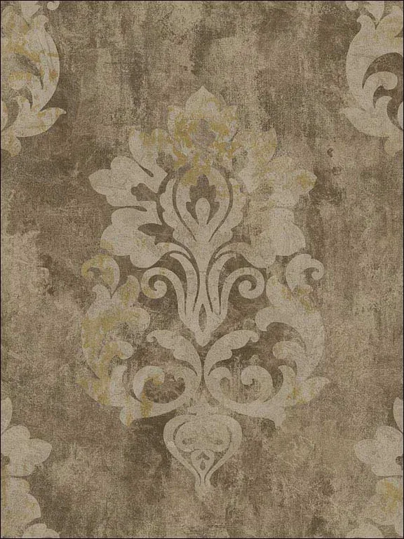 Casa Mia RM41206 Neoclassic Damask Wallpaper swatch