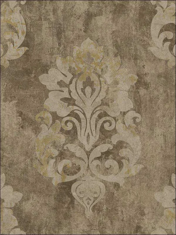 Casa Mia RM41206 Neoclassic Damask Wallpaper swatch
