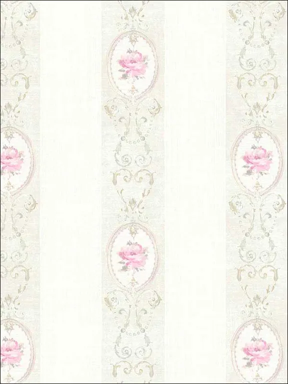 Casa Mia RM50911 English Rose Wallpaper swatch