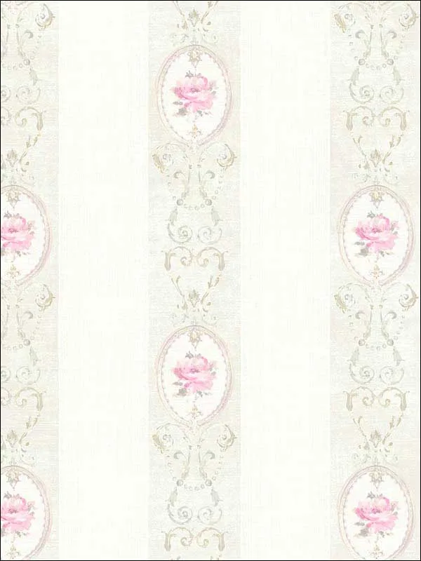 Casa Mia RM50911 English Rose Wallpaper swatch