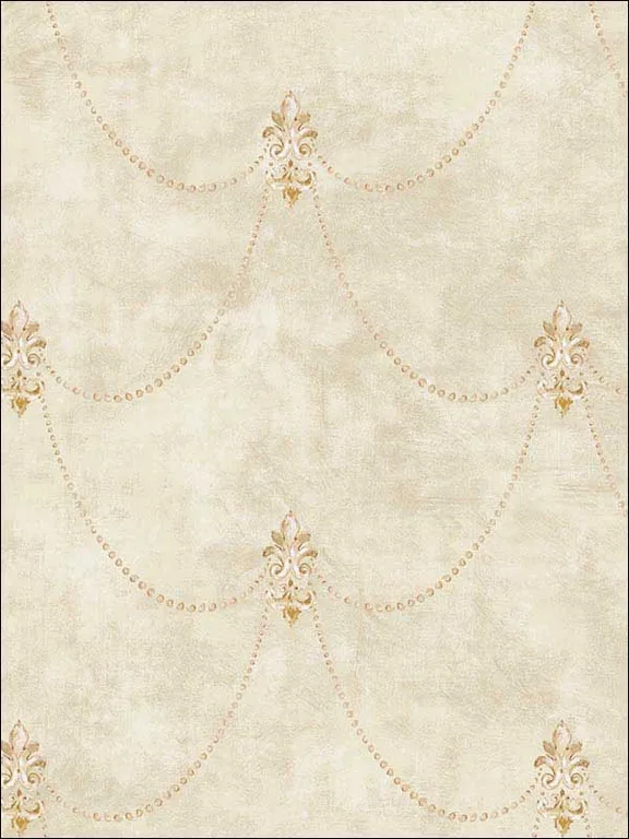 Casa Mia RM51105 Fleur De Lys Wallpaper swatch