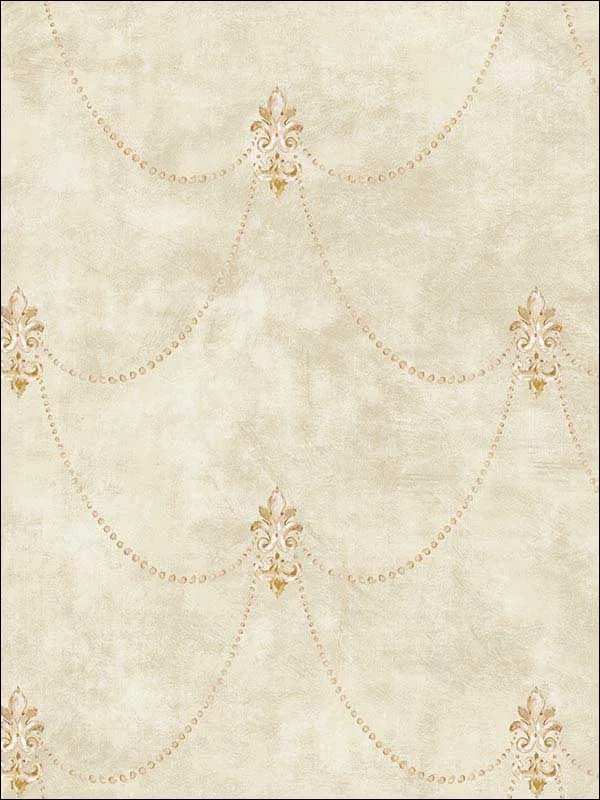 Casa Mia RM51105 Fleur De Lys Wallpaper swatch