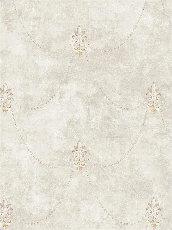 Casa Mia RM51109 Fleur De Lys Wallpaper swatch
