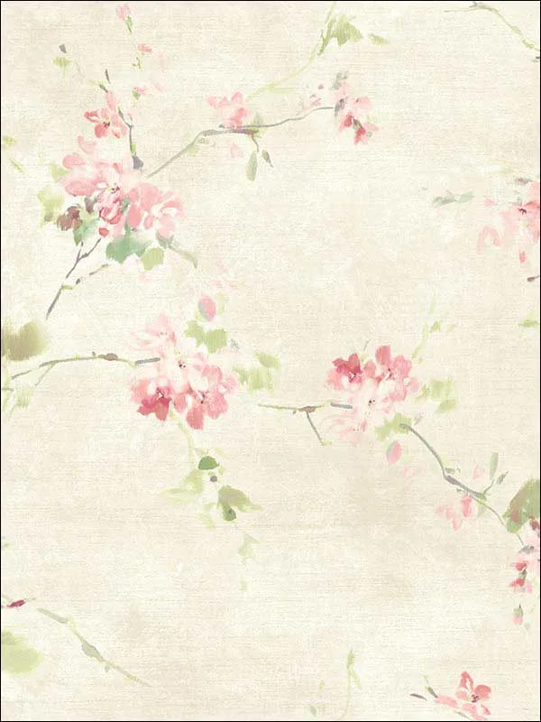Casa Mia RM51201 Cherry Flower Wallpaper swatch