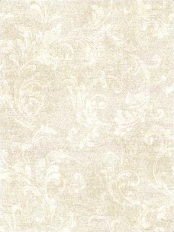 Casa Mia RM51801 Neoclassic Scroll Wallpaper swatch