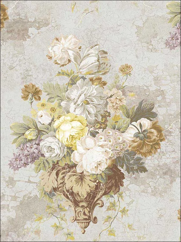 Casa Mia RM60008 Flower Cameo Wallpaper swatch