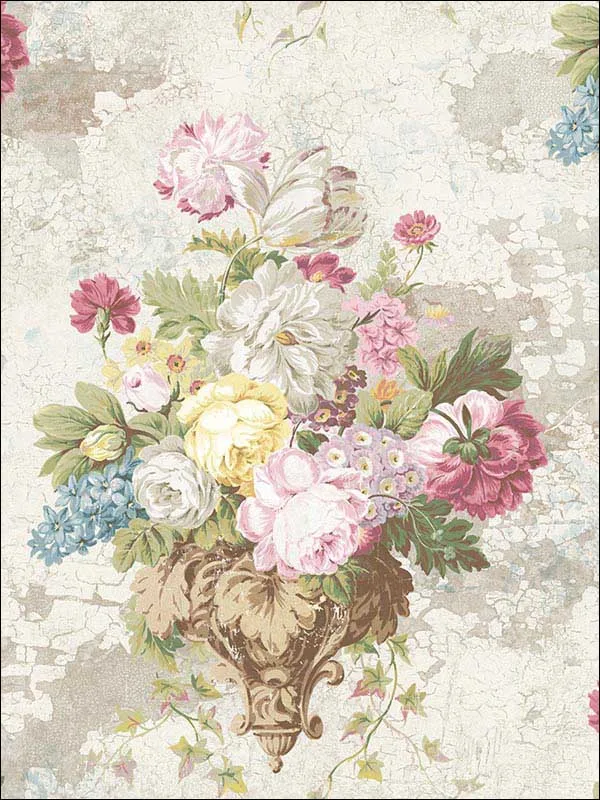 Casa Mia RM60009 Flower Cameo Wallpaper swatch