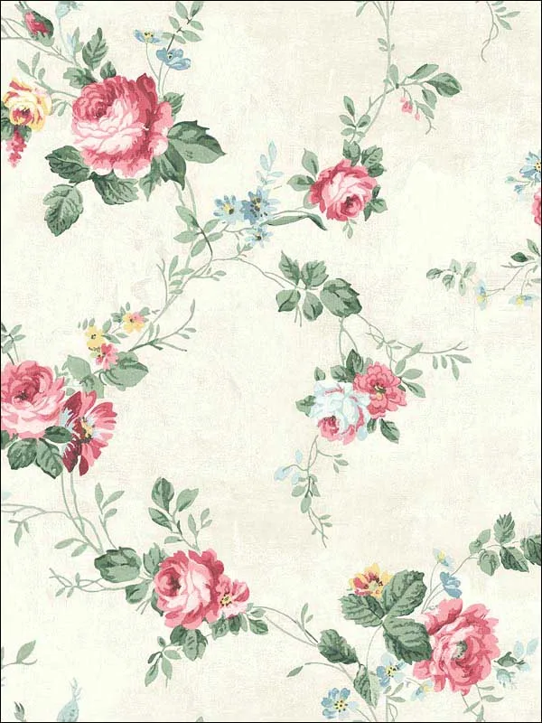 Casa Mia RM60502 English Flower Wallpaper swatch