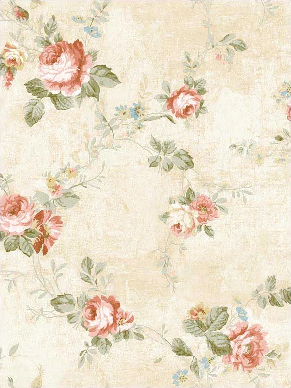 Casa Mia RM60506 English Flower Wallpaper swatch