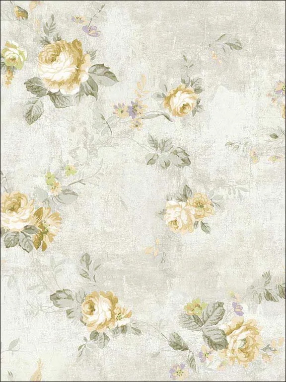 Casa Mia RM60508 English Flower Wallpaper swatch