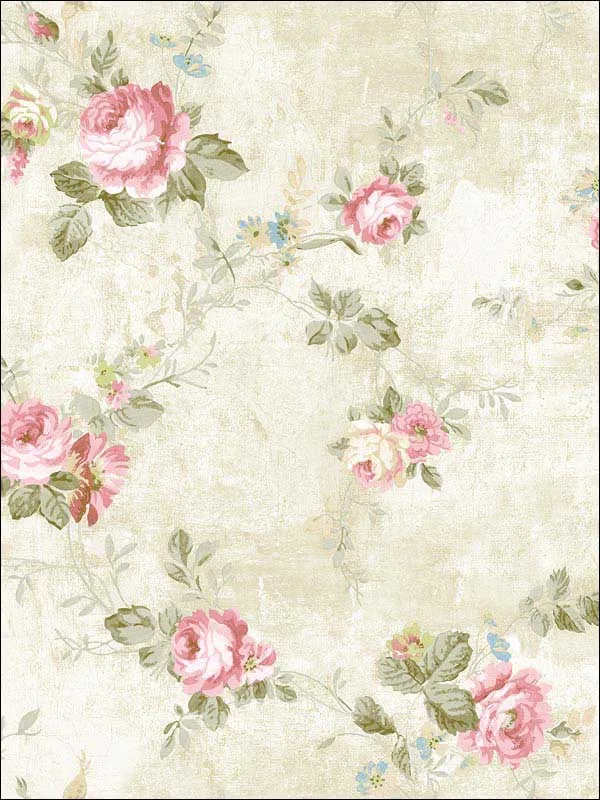 Casa Mia RM60509 English Flower Wallpaper swatch