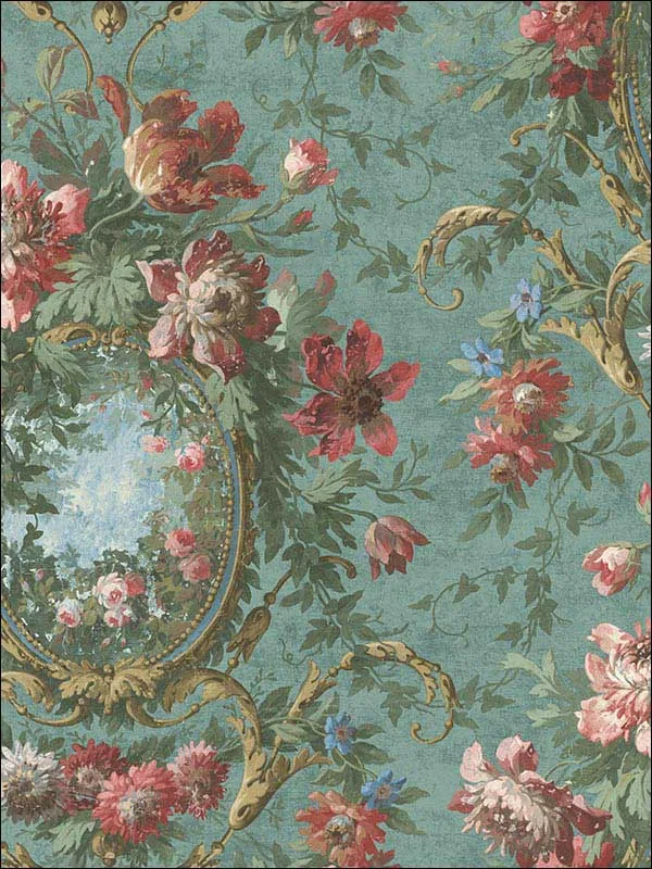 Casa Mia RM60704 English Vintage Cameo Wallpaper swatch