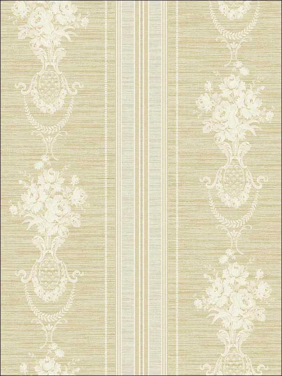Casa Mia RM61411 Antique Stripes Wallpaper swatch