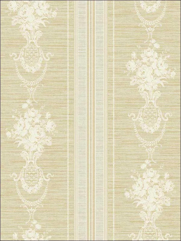 Casa Mia RM61411 Antique Stripes Wallpaper swatch