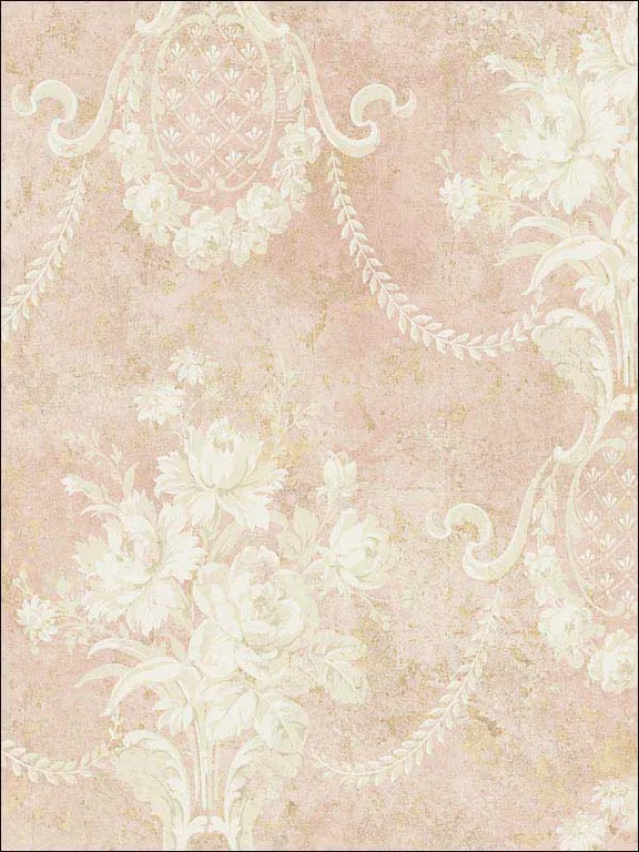 Casa Mia RM61501 Classic Floral Cameo Wallpaper swatch