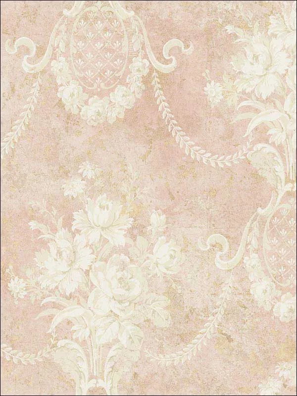 Casa Mia RM61501 Classic Floral Cameo Wallpaper swatch