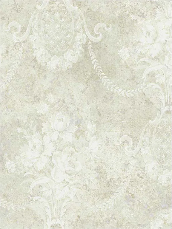 Casa Mia RM61508 Classic Floral Cameo Wallpaper swatch