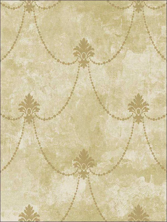 Casa Mia RM61806 Small Damask Scroll Wallpaper swatch